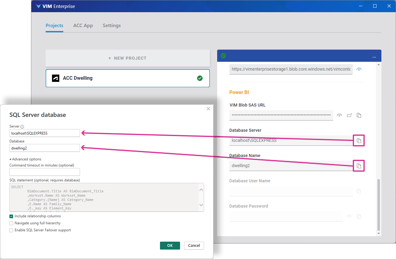 Database Settings