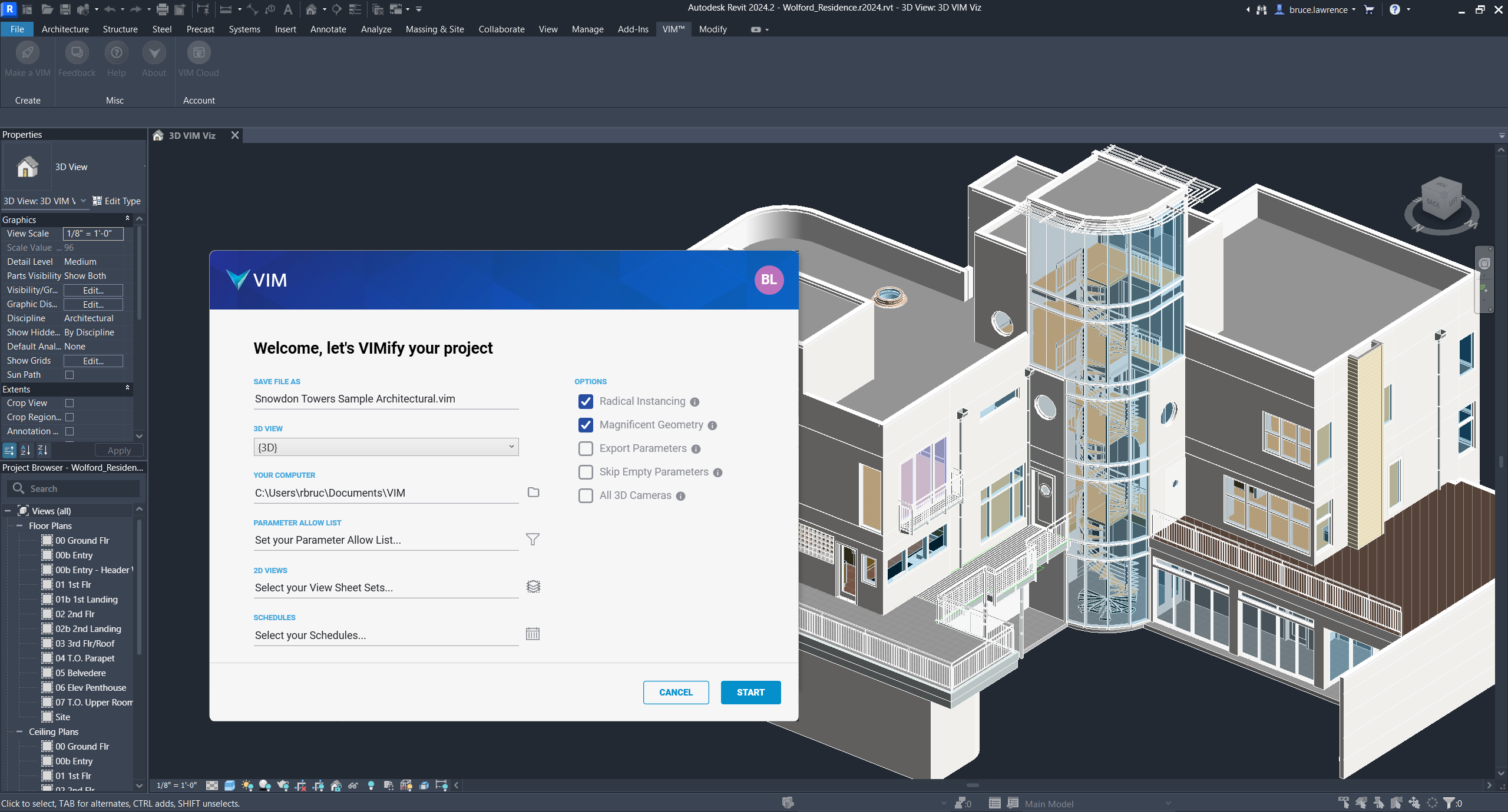 VIM Revit