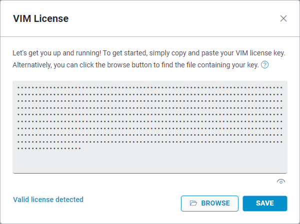 VIM license