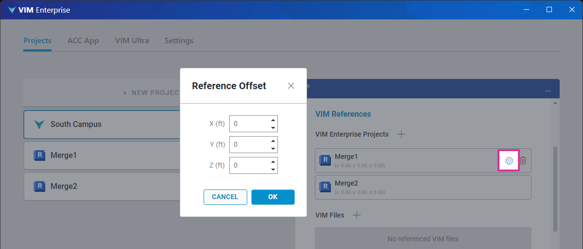 Reference Offset